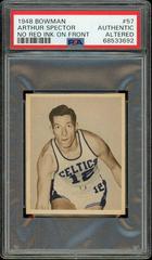 Arthur Spector [No Red Ink on Front] Basketball Cards 1948 Bowman Prices