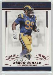 Aaron Donald [Jersey Number Red] #55 Football Cards 2016 Panini National Treasures Prices