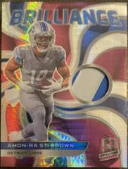 Amon Ra St. Brown [Pink] #BRL-AST Football Cards 2022 Panini Spectra Brilliance Prices