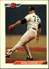 Mark Hutton Baseball Cards 1992 Bowman Prices