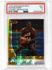 Shawn Kemp [Atomic Refractor] #66 Basketball Cards 1996 Bowman's Best Prices