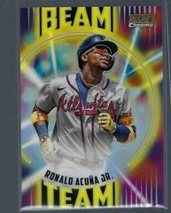 Ronald Acuna Jr. [Gold] Baseball Cards 2022 Stadium Club Chrome Beam Team Prices