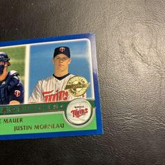 J. Mauer, J. Morneau [Home Team Advantage] #680 Baseball Cards 2003 Topps Prices