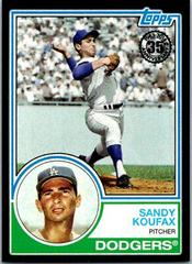 Sandy Koufax [Black] #62 Baseball Cards 2018 Topps 1983 Baseball Prices