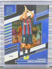 Robert Lewandowski [Black] #65 Soccer Cards 2022 Panini Donruss Elite FIFA Prices