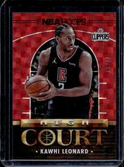Kawhi Leonard [Hyper Red] Basketball Cards 2021 Panini Hoops High Court Prices