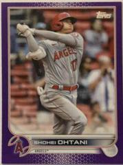Shohei Ohtani [Purple] Baseball Cards 2022 Topps Prices