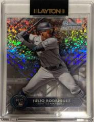 Julio Rodriguez [Mini Diamond] #BSR-32 Baseball Cards 2022 Bowman Sterling Prices