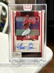 Hunter Greene [Red] #DOA-HG Baseball Cards 2022 Panini Three and Two Day One Autographs Prices
