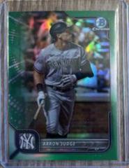 Aaron Judge [Green] #90 Baseball Cards 2022 Bowman Chrome Prices