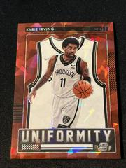 Kyrie Irving [Red Ice] Basketball Cards 2021 Panini Contenders Optic Uniformity Prices