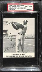 Willie Kirkland [Cleveland Back] Baseball Cards 1962 Kahn's Wieners Prices