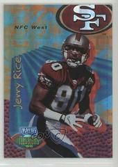 Jerry Rice [Spectralusion Elite] #110 Football Cards 1996 Playoff Illusions Prices