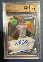 Harrison Bader [Gold Refractor] Baseball Cards 2018 Topps Finest Firsts Autographs Prices