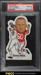 Tommy Nobis Football Cards 1972 NFLPA Vinyl Stickers Prices