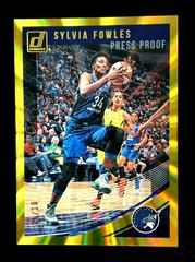 Sylvia Fowles [Press Proof Gold Laser] Basketball Cards 2019 Panini Donruss WNBA Prices