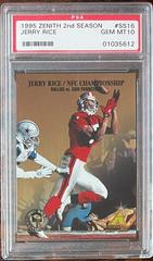 Jerry Rice #SS16 Football Cards 1995 Zenith Second Season Prices
