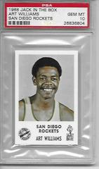 Art Williams Basketball Cards 1968 Jack In The Box San Diego Rockets Prices