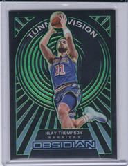 Klay Thompson [Green] #16 Basketball Cards 2021 Panini Obsidian Tunnel Vision Prices