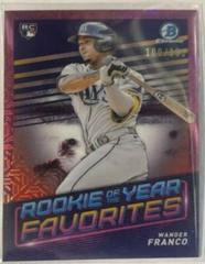 Wander Franco [Pink Refractor Mega Box Mojo] #ROYF-1 Baseball Cards 2022 Bowman Rookie of the Year Favorites Prices