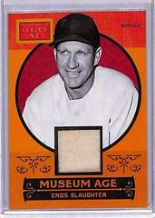 Enos Slaughter Baseball Cards 2014 Panini Golden Age Museum Memorabilia Prices