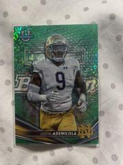 Justin Ademilola [Green] #30 Football Cards 2022 Bowman's Best University Prices