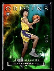 Max Christie [Neon Green] #10 Basketball Cards 2022 Panini Origins Prices