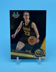 Caitlin Clark [Black Shimmer] #34 Basketball Cards 2023 Bowman Chrome University Prices