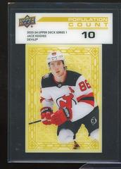 Jack Hughes [10] #PC-28 Hockey Cards 2023 Upper Deck Population Count Prices