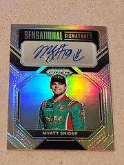 Myatt Snider #22 Racing Cards 2023 Panini Prizm NASCAR Sensational Signature Prices