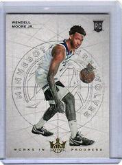 Wendell Moore Jr. #10 Basketball Cards 2022 Panini Court Kings Works in Progress Prices