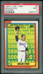 Nolan Ryan [Rangers] #5 Baseball Cards 1990 O Pee Chee Prices