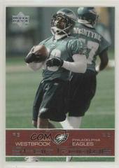 Brian Westbrook #287 Football Cards 2002 Upper Deck Prices