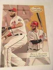 Bryce Harper [Class 1 5x7 Gold] #1 Baseball Cards 2017 Topps Gold Label Prices