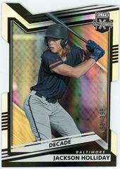 Jackson Holliday [Decade Die Cut] #1 Baseball Cards 2022 Panini Elite Extra Edition Prices