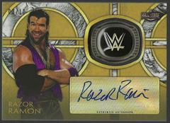 Razor Ramon [Gold] #HOF-RR Wrestling Cards 2018 Topps Legends of WWE Hall of Fame Ring Autographs Prices