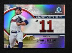 Daniel Espino #BTP-11 Baseball Cards 2023 Bowman Scouts Top 100 Prices