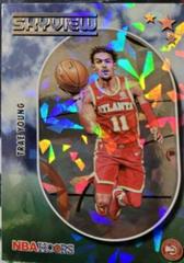 Trae Young [Green Ice] Basketball Cards 2021 Panini Hoops Skyview Prices