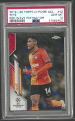 Tete [Red Wave Refractor] Soccer Cards 2019 Topps Chrome UEFA Champions League Prices