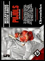 Albert Pujols [Red] #75 Baseball Cards 2017 Panini Chronicles Prices