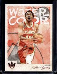 Trae Young [Ruby] #29 Basketball Cards 2022 Panini Court Kings Water Color Prices