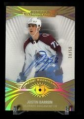 Justin Barron [Gold Autograph] #UI-80 Hockey Cards 2021 Ultimate Collection Introductions Autographs Prices
