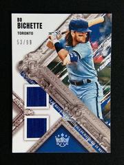 Bo Bichette [Blue] #JK-BB Baseball Cards 2022 Panini Diamond Kings Jersey Prices
