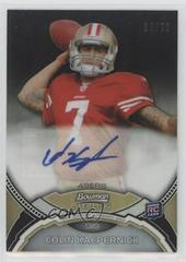 Colin Kaepernick [Black Refractor] #BSACK Football Cards 2011 Bowman Sterling Autograph Prices