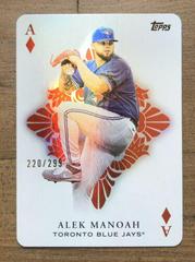 Alek Manoah [Black] #AA-19 Baseball Cards 2023 Topps All Aces Prices
