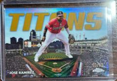 Jose Ramirez [Gold] #CT-8 Baseball Cards 2023 Topps Chrome Titans Prices