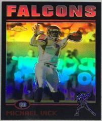Michael Vick [Black Refractor] Football Cards 2004 Topps Chrome Prices