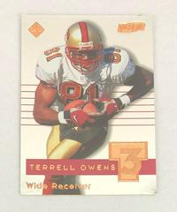 Terrell Owens #T3-30 Football Cards 1999 Collector's Edge Supreme T3 Prices