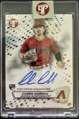 Corbin Carroll [Refractor] #PA-CC Baseball Cards 2023 Topps Pristine Autographs Prices
