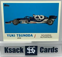 Yuki Tsunoda #T61-YT Racing Cards 2021 Topps Formula 1 1961 Sports Cars Prices